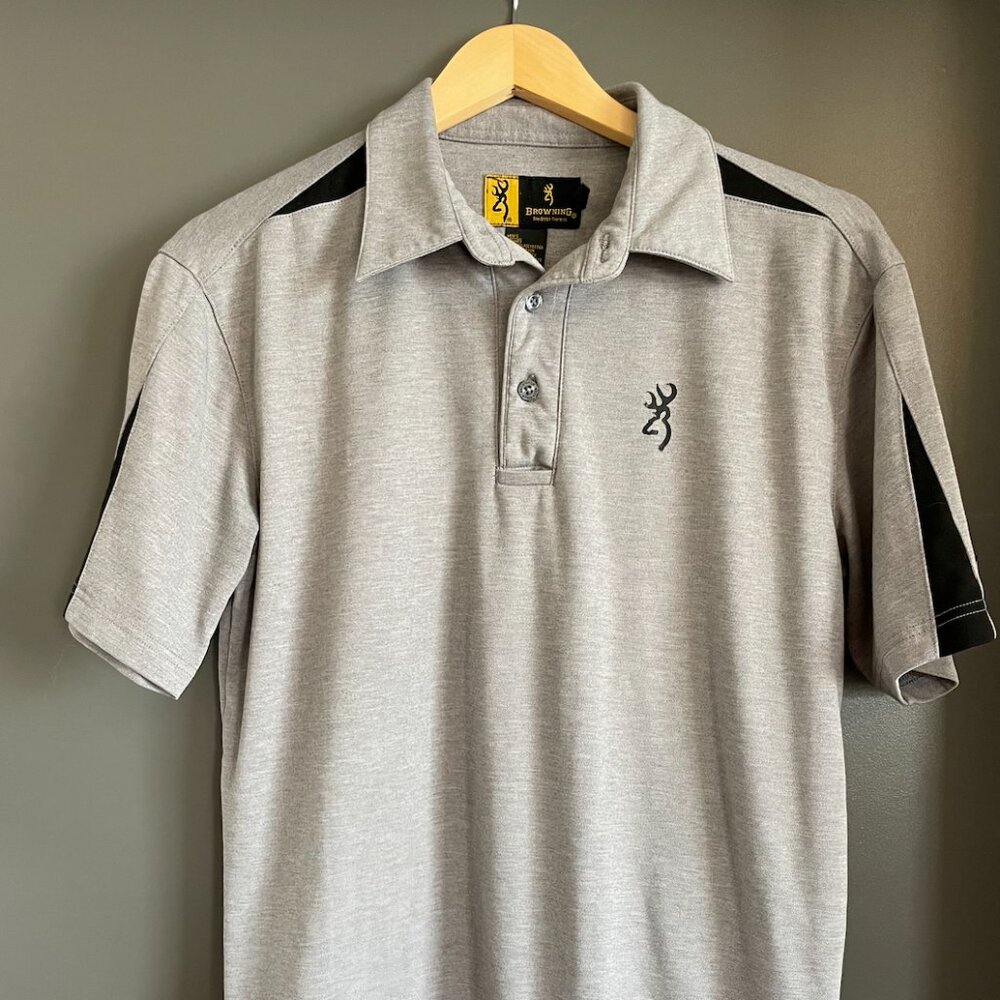 Browning Hunting Mens Polo Shirt Size Medium